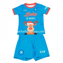 Maillot Naples Xmas Domicile Tenue pour Enfant 2022-2023 Manche Courte