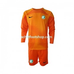 Maillot Arabie saoudite Gardien Extérieur Tenue pour Enfant 2022-2023 Manche Longue