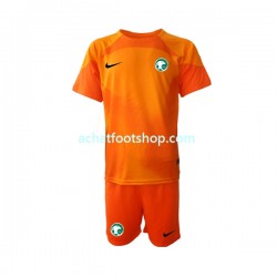 Maillot Arabie saoudite Gardien Extérieur Tenue pour Enfant 2022-2023 Manche Courte