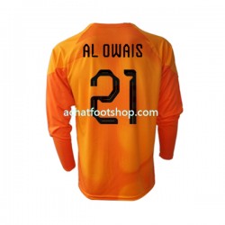 Maillot Arabie saoudite Mohammed Al-Owais 21 Gardien Extérieur Tenue pour Homme Coupe du Monde 2022 Manche Longue Maillot Arabie saoudite Mohammed Al-Owais 21 Gardien Extérieur Tenue pour Homme Coupe du Monde 2022 Manche Longue