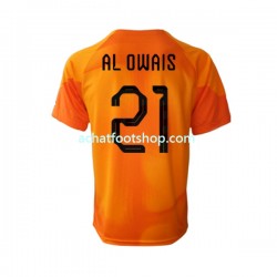 Maillot Arabie saoudite Mohammed Al-Owais 21 Gardien Extérieur Tenue pour Homme Coupe du Monde 2022 Manche Courte Maillot Arabie saoudite Mohammed Al-Owais 21 Gardien Extérieur Tenue pour Homme Coupe du Monde 2022 Manche Courte