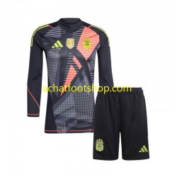 Maillot Argentine Gardien Domicile Tenue pour Enfant 2024 Manche Longue Maillot Argentine Gardien Domicile Tenue pour Enfant 2024 Manche Longue
