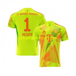 Maillot Bayern Munich Manuel Neuer 1 Gardien Domicile Tenue pour Homme 2024-2025 Manche Courte