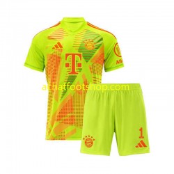 Maillot Bayern Munich Manuel Neuer 1 Gardien Domicile Tenue pour Enfant 2024-2025 Manche Courte