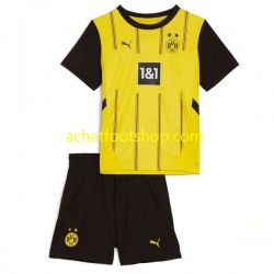 Maillot Borussia Dortmund Domicile Tenue pour Enfant 2024-2025 Manche Courte