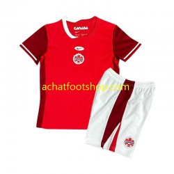 Maillot Canada Domicile Tenue pour Enfant 2024 Manche Courte Maillot Canada Domicile Tenue pour Enfant 2024 Manche Courte