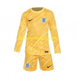 Maillot Angleterre Gardien Extérieur Tenue pour Enfant Euro 2024 Manche Longue Maillot Angleterre Gardien Extérieur Tenue pour Enfant Euro 2024 Manche Longue