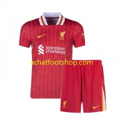 Maillot Liverpool Domicile Tenue pour Enfant 2024-2025 Manche Courte Maillot Liverpool Domicile Tenue pour Enfant 2024-2025 Manche Courte