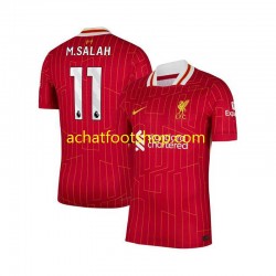 Maillot Liverpool Mohamed Salah 11 Domicile Tenue pour Homme 2024-2025 Manche Courte