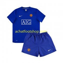 Maillot Manchester United Rétro Extérieur Tenue pour Enfant 2008 Manche Courte Maillot Manchester United Rétro Extérieur Tenue pour Enfant 2008 Manche Courte