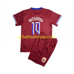 Maillot Norvège Martin Odegaard 8 Domicile Tenue pour Enfant 2024 Manche Courte