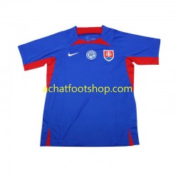 Maillot Slovaquie Domicile Tenue pour Homme Euro 2024 Manche Courte