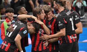 Luka Modrić, joueur de l'AC Milan, s'est blessé pendant la rencontre.